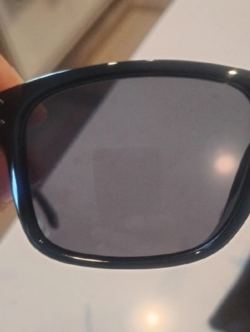 Oakley Black Gloss Sunglasses with Dark Smoke Lenses
